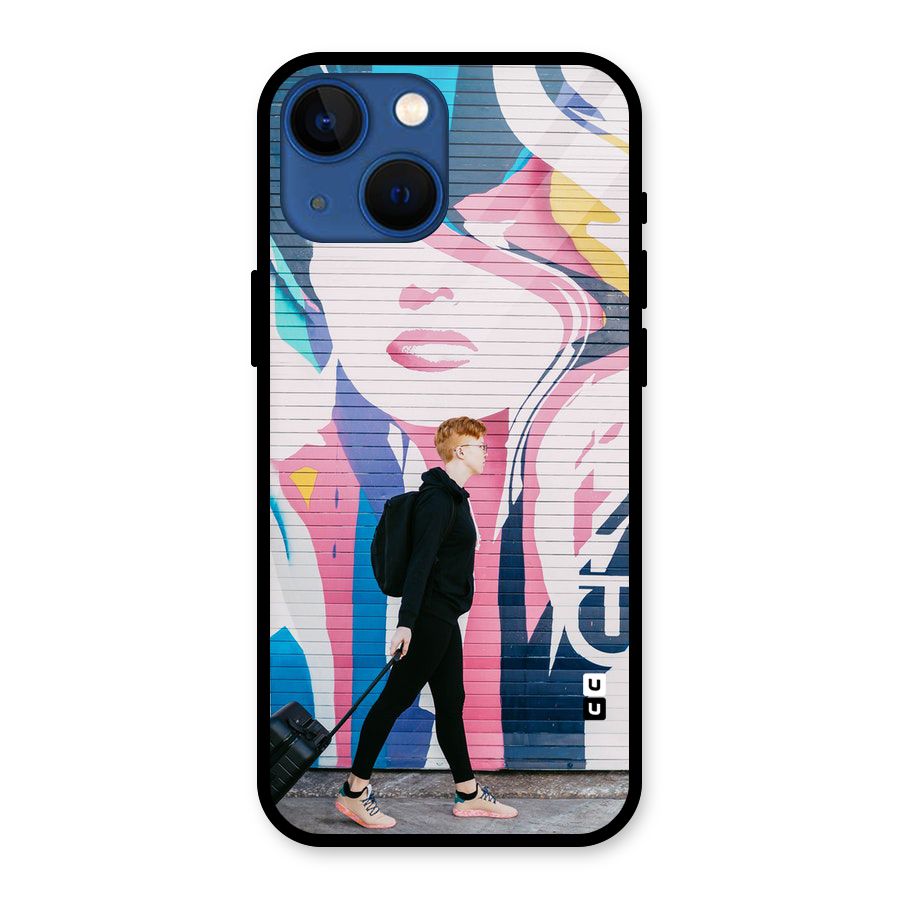 Backpacker Glass Back Case for iPhone 13 Mini