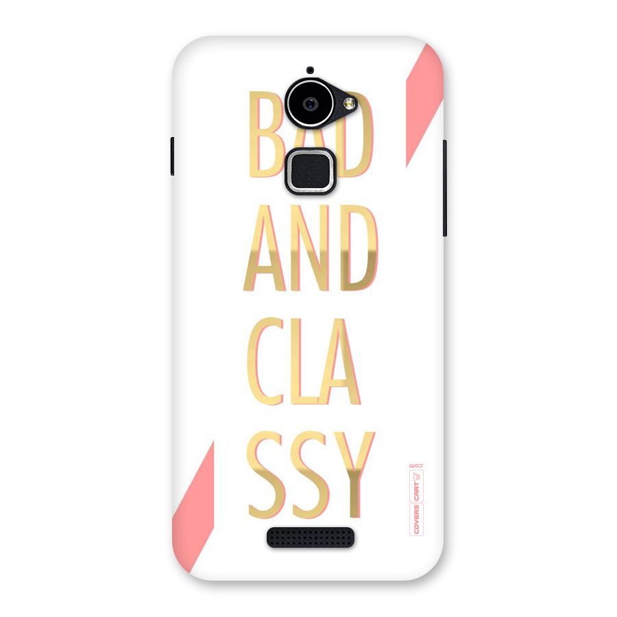 Bad And Classy Back Case for Coolpad Note 3 Lite
