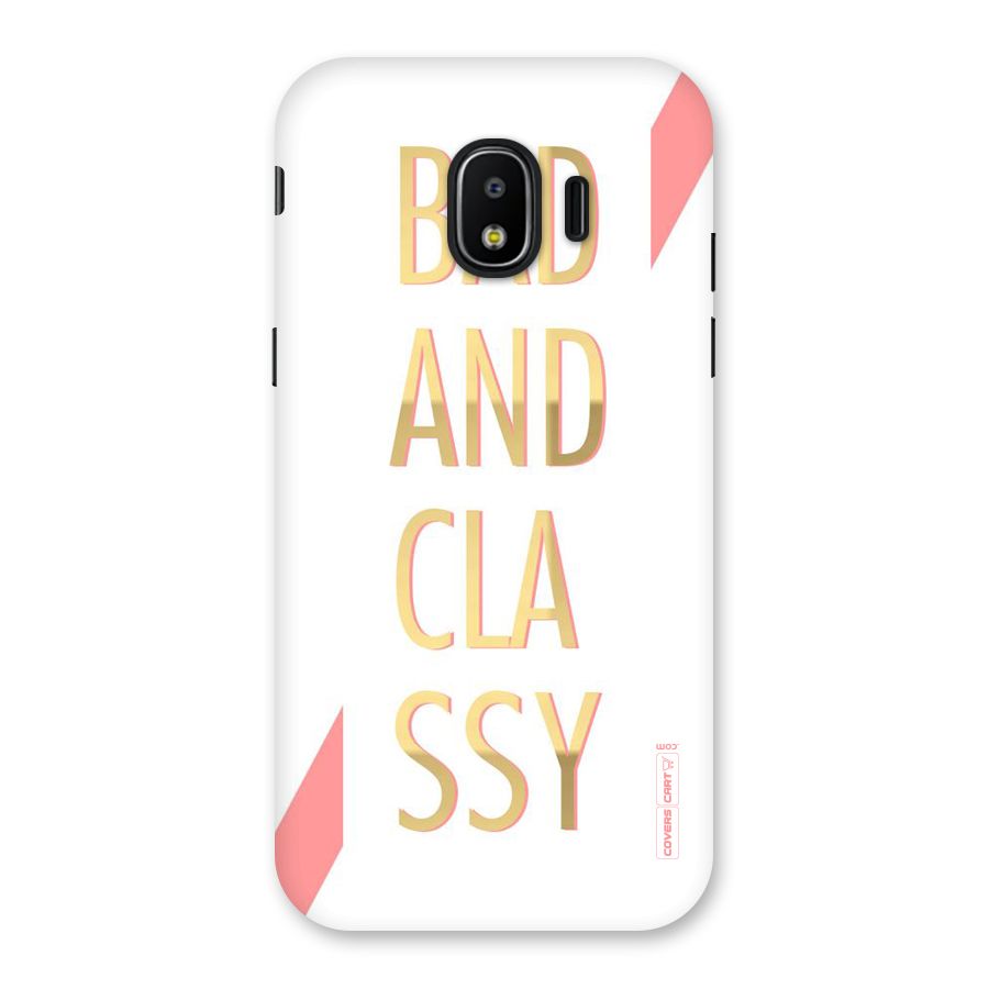 Bad And Classy Back Case for Galaxy J2 Pro 2018