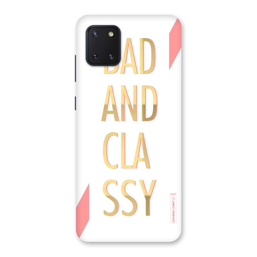 Bad And Classy Back Case for Galaxy Note 10 Lite