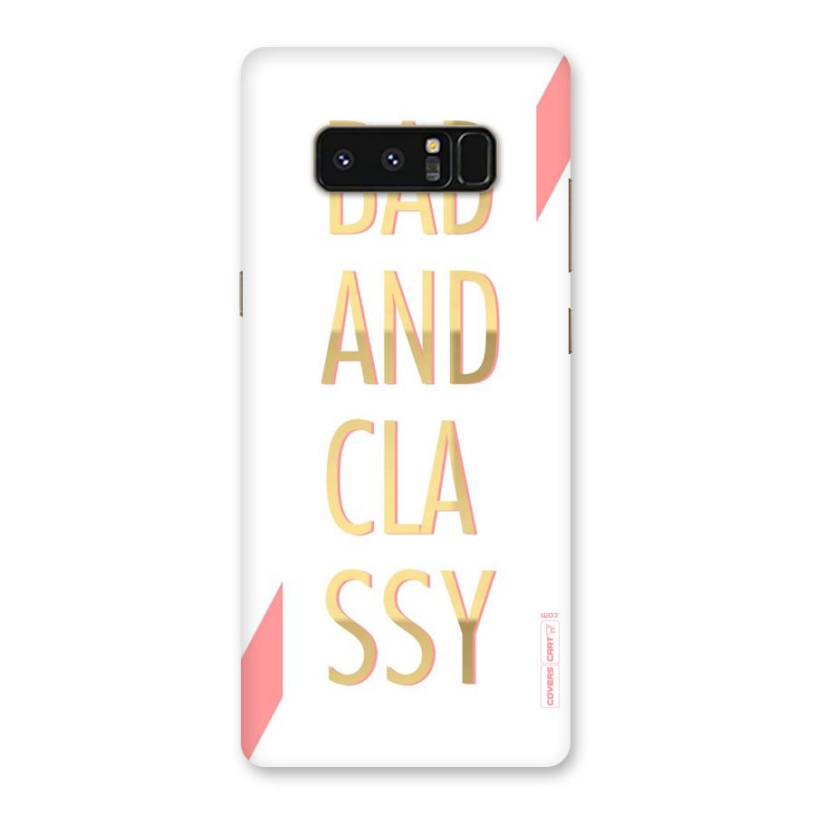 Bad And Classy Back Case for Galaxy Note 8