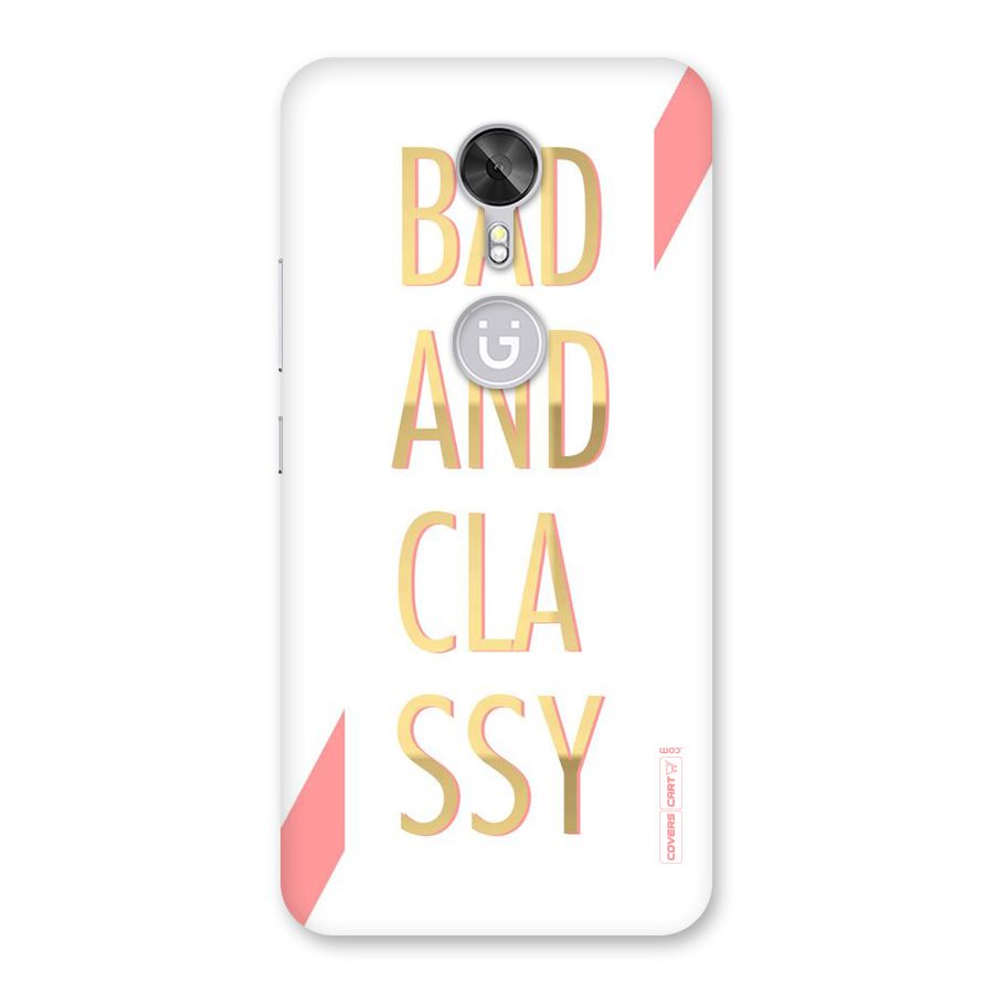 Bad And Classy Back Case for Gionee A1