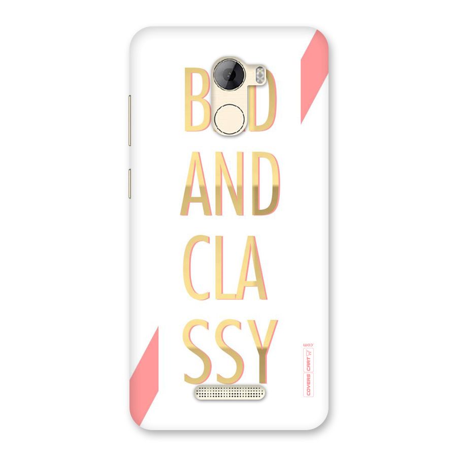 Bad And Classy Back Case for Gionee A1 LIte