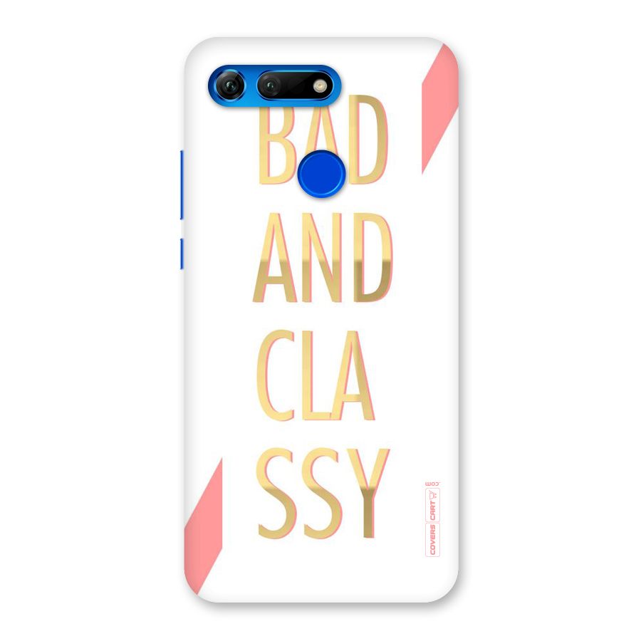 Bad And Classy Back Case for Honor View 20