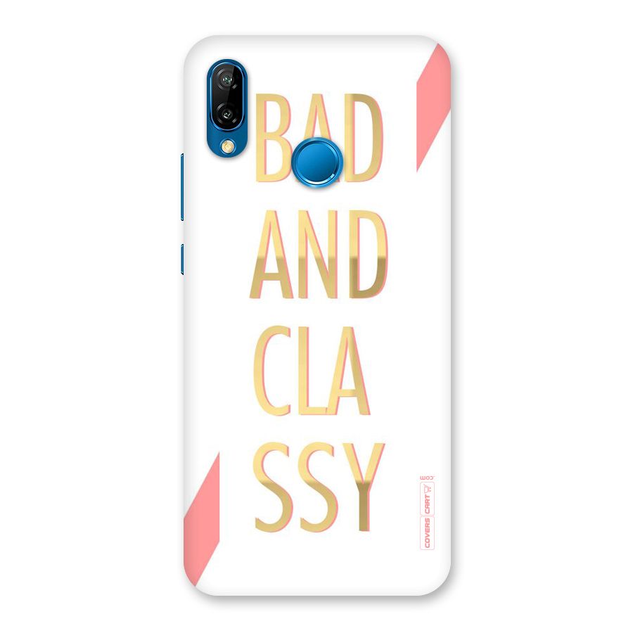 Bad And Classy Back Case for Huawei P20 Lite