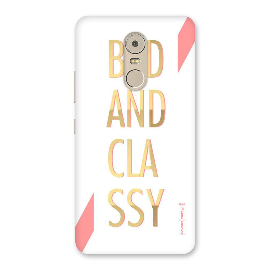 Bad And Classy Back Case for Lenovo K6 Note
