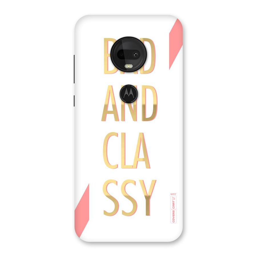 Bad And Classy Back Case for Moto G7