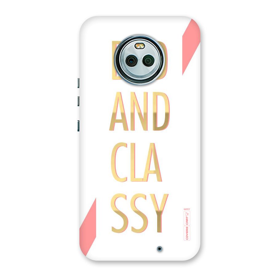 Bad And Classy Back Case for Moto X4