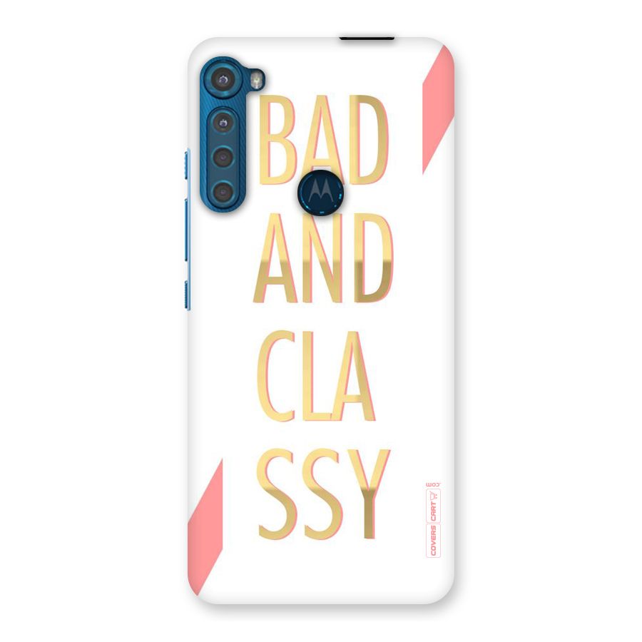 Bad And Classy Back Case for Motorola One Fusion Plus
