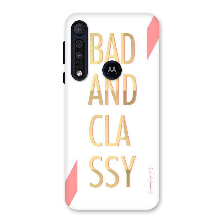 Bad And Classy Back Case for Motorola One Macro