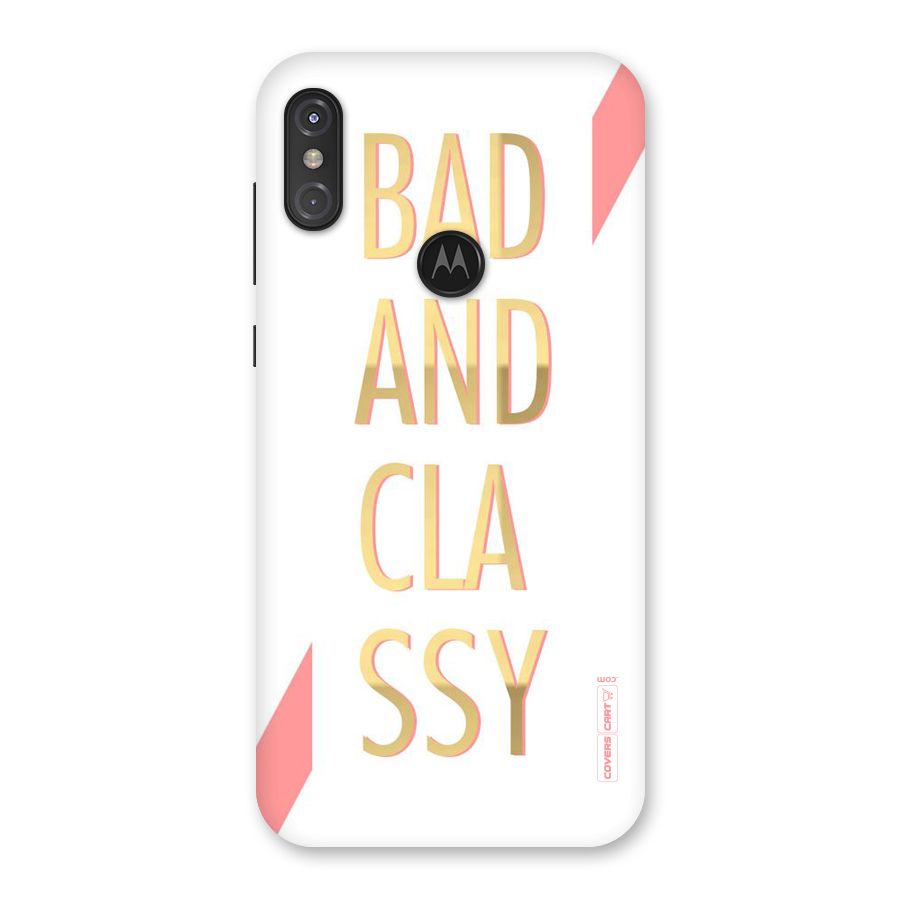 Bad And Classy Back Case for Motorola One Power