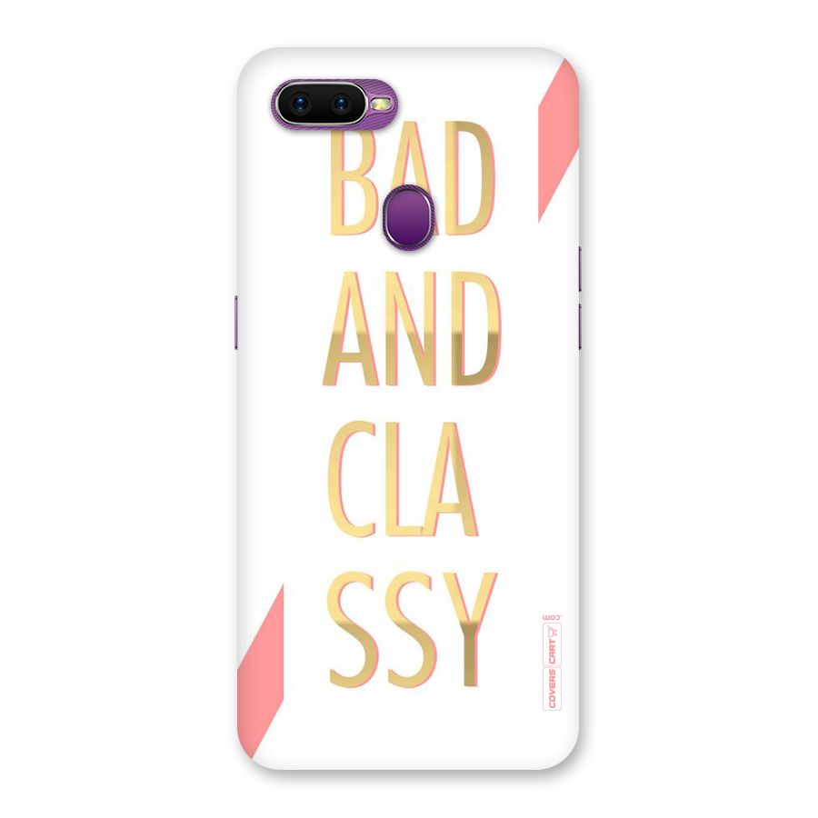 Bad And Classy Back Case for Oppo F9