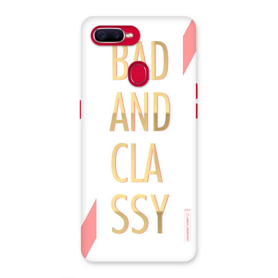 Bad And Classy Back Case for Oppo F9 Pro