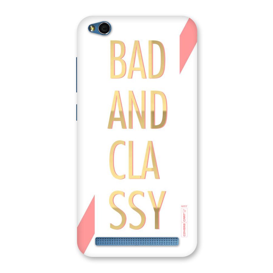 Bad And Classy Back Case for Redmi 5A