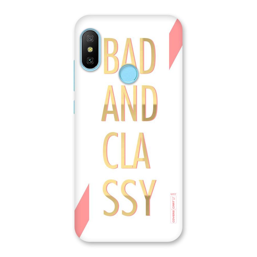 Bad And Classy Back Case for Redmi 6 Pro