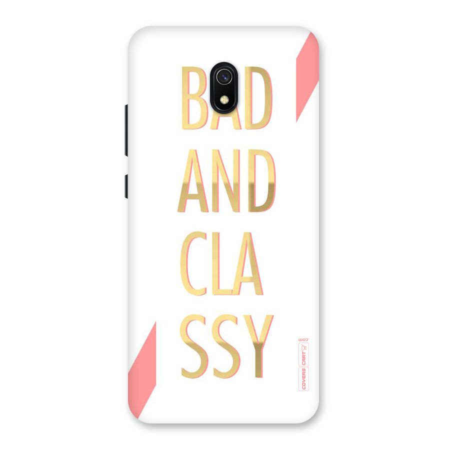 Bad And Classy Back Case for Redmi 8A