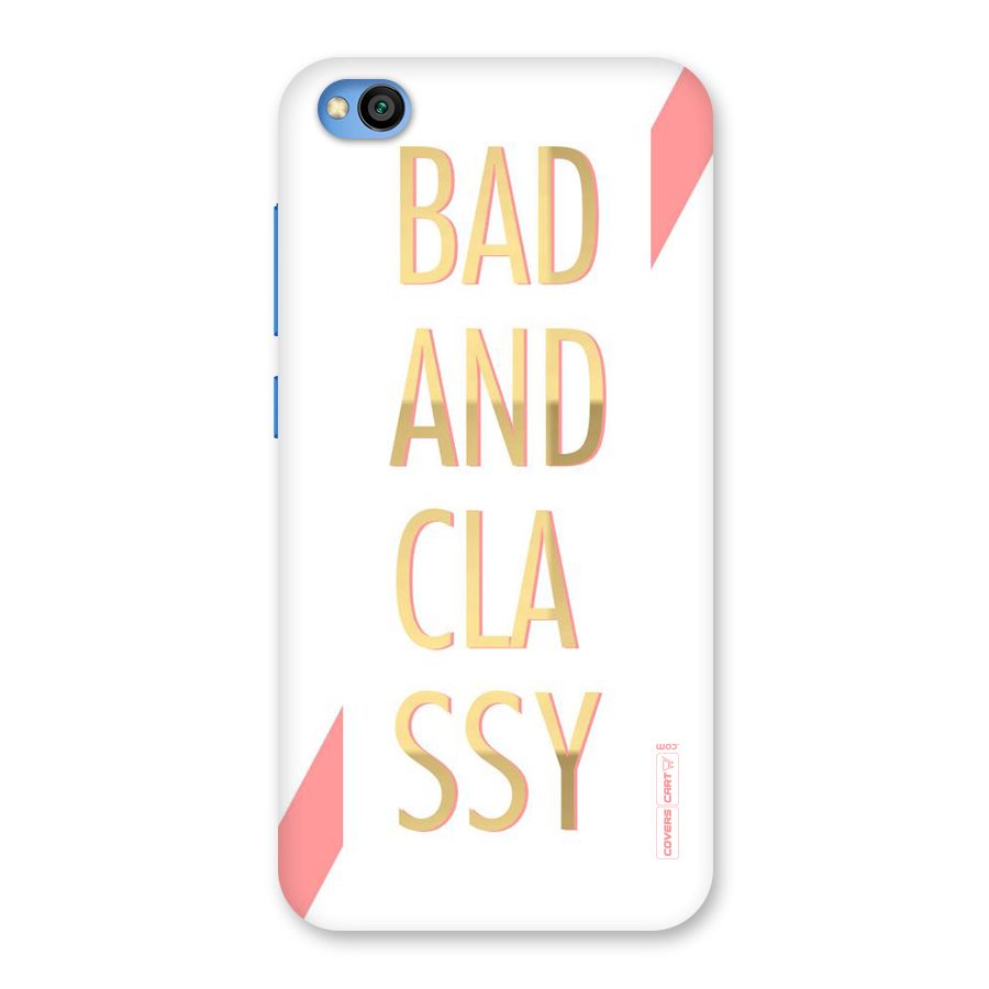 Bad And Classy Back Case for Redmi Go