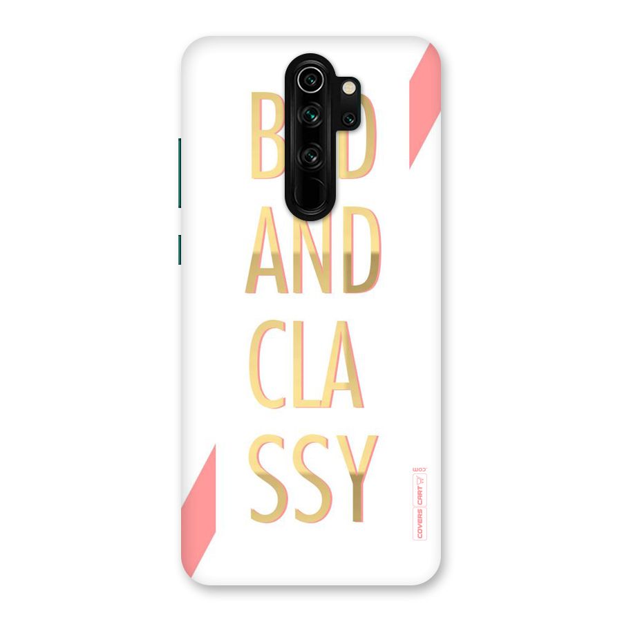 Bad And Classy Back Case for Redmi Note 8 Pro