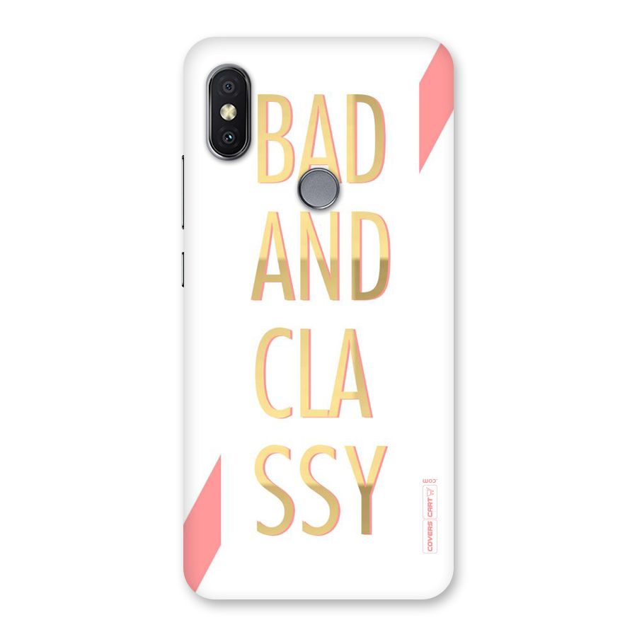Bad And Classy Back Case for Redmi Y2