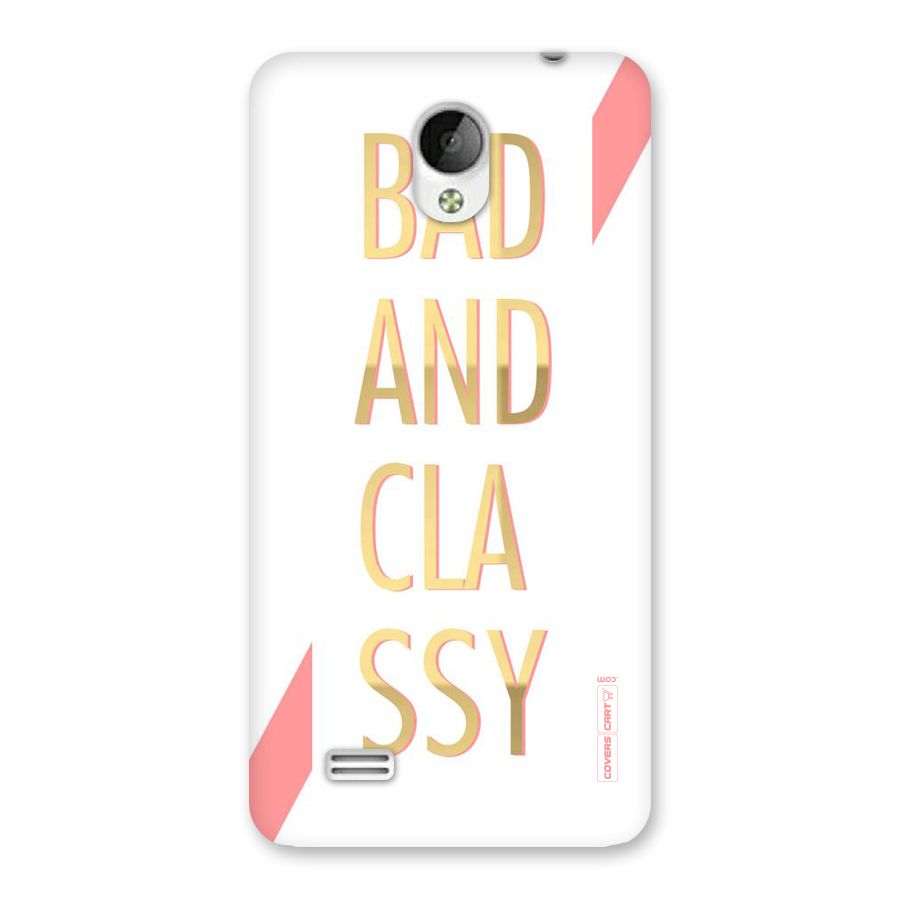 Bad And Classy Back Case for Vivo Y21