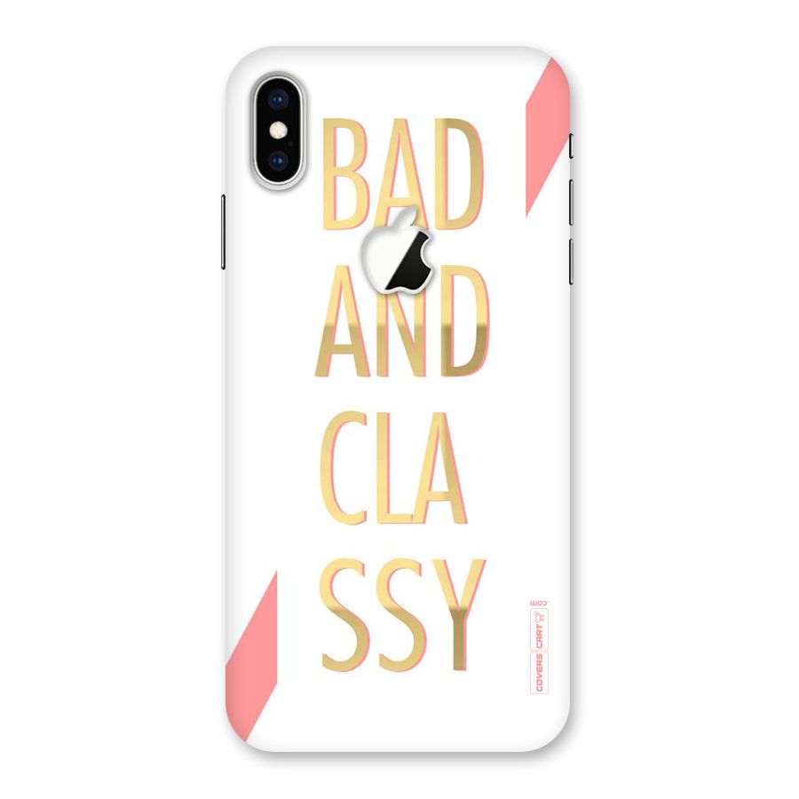 Bad And Classy Back Case for iPhone XS Max Apple Cut