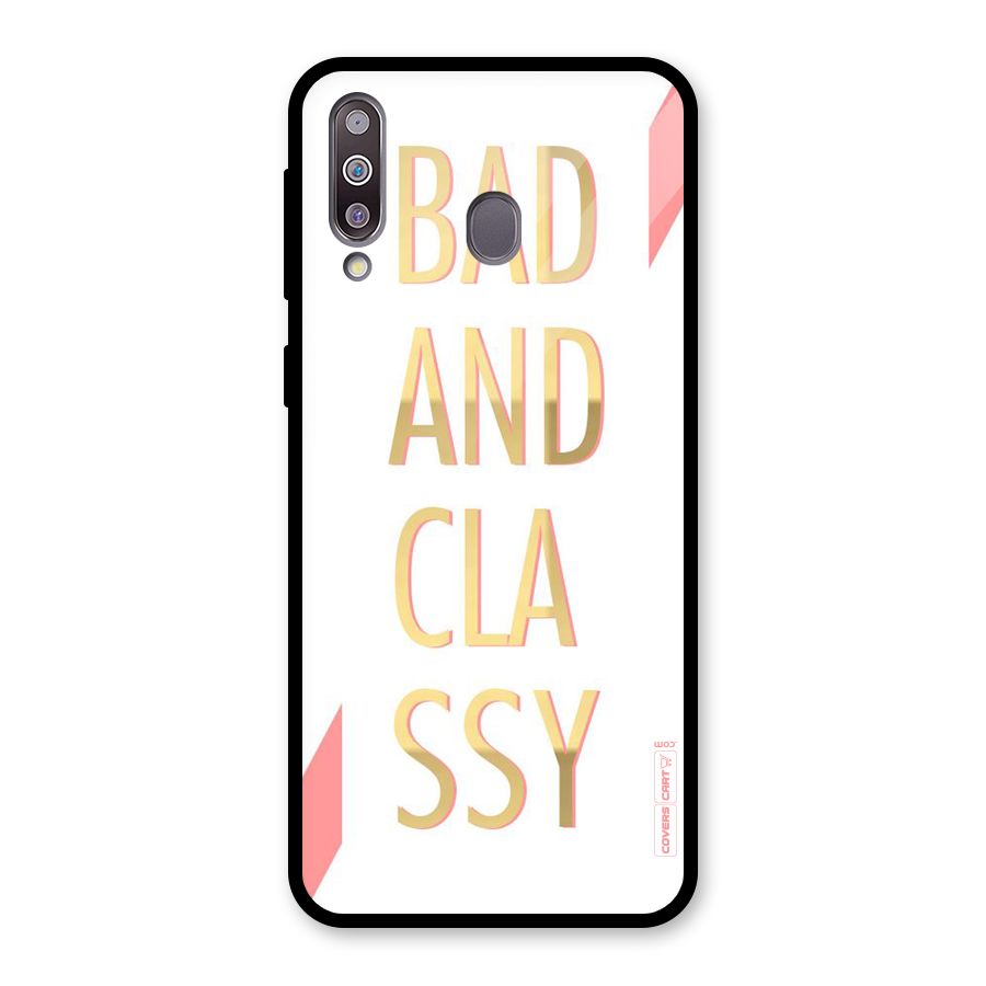 Bad And Classy Glass Back Case for Galaxy M30