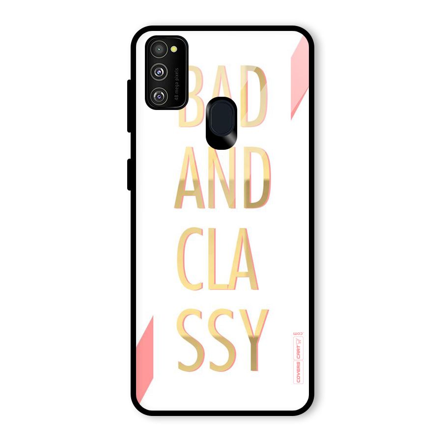Bad And Classy Glass Back Case for Galaxy M30s