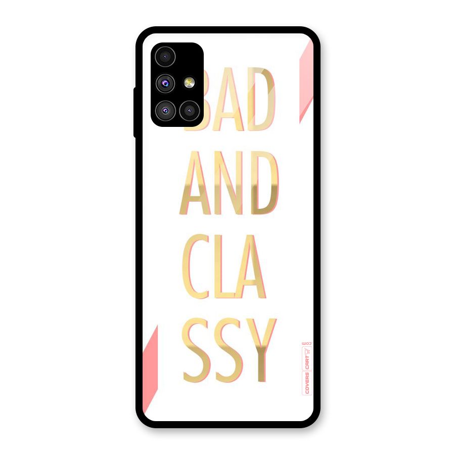 Bad And Classy Glass Back Case for Galaxy M51