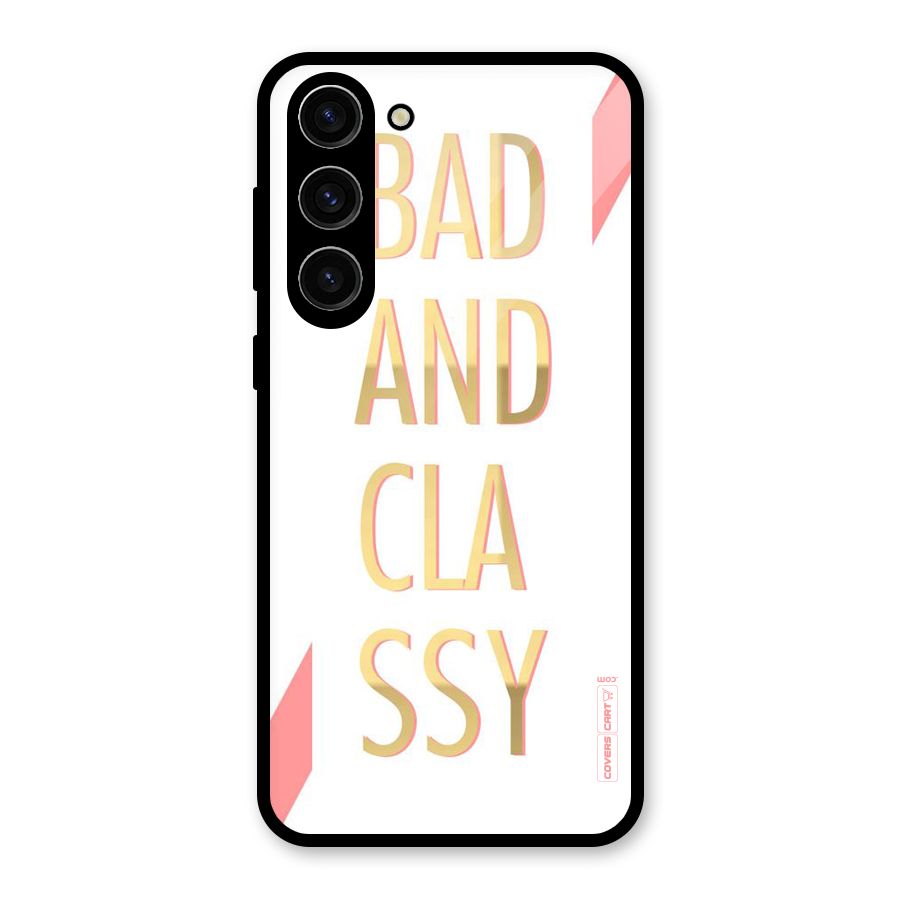 Bad And Classy Glass Back Case for Galaxy S23 Plus