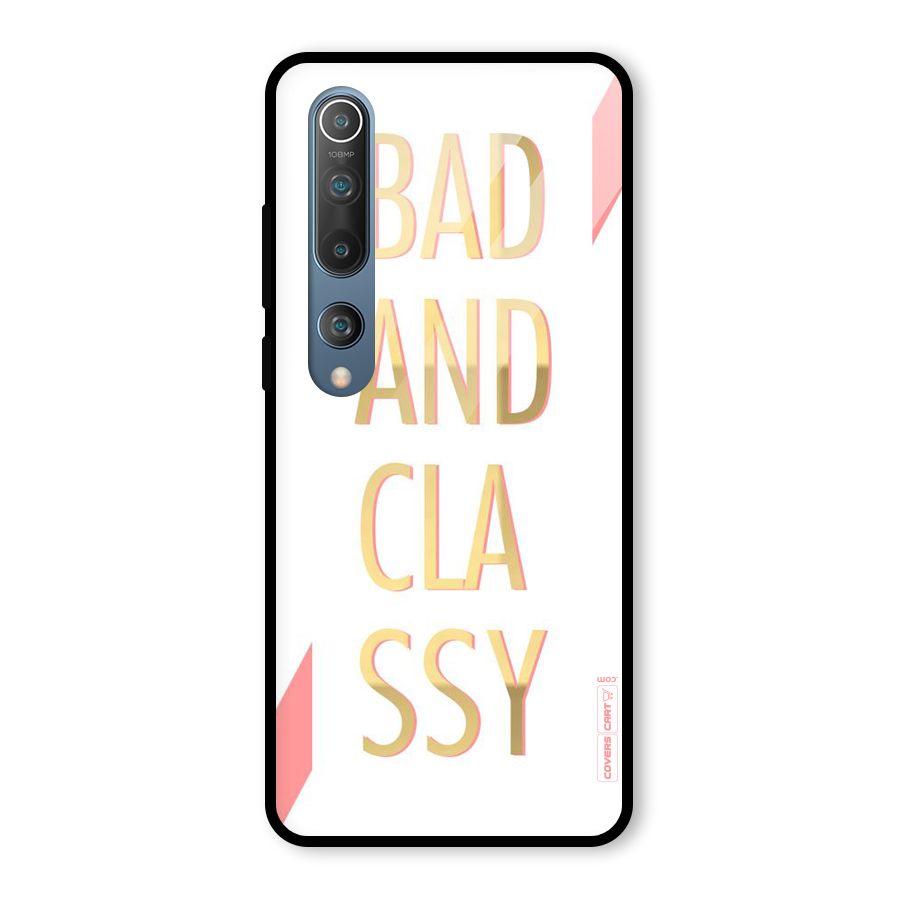 Bad And Classy Glass Back Case for Mi 10