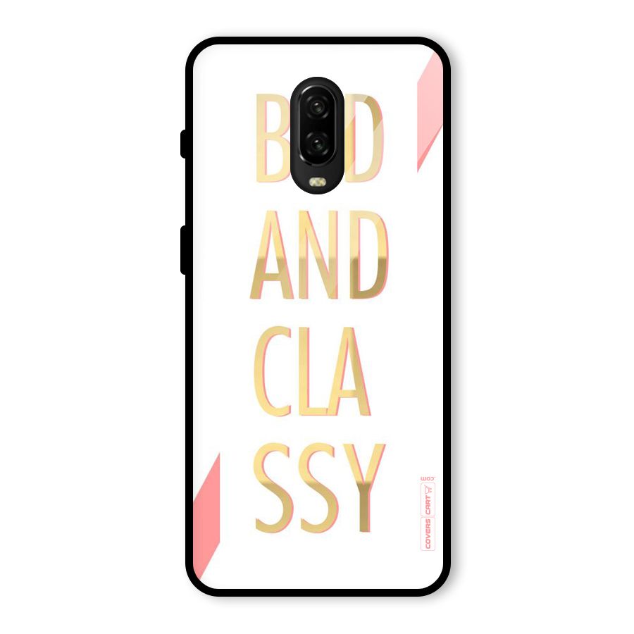 Bad And Classy Glass Back Case for OnePlus 6T