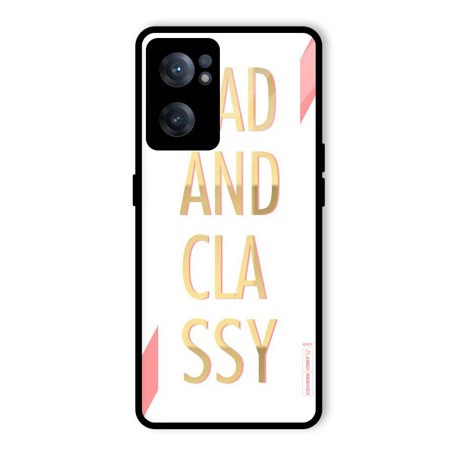 Bad And Classy Glass Back Case for OnePlus Nord CE 2 5G