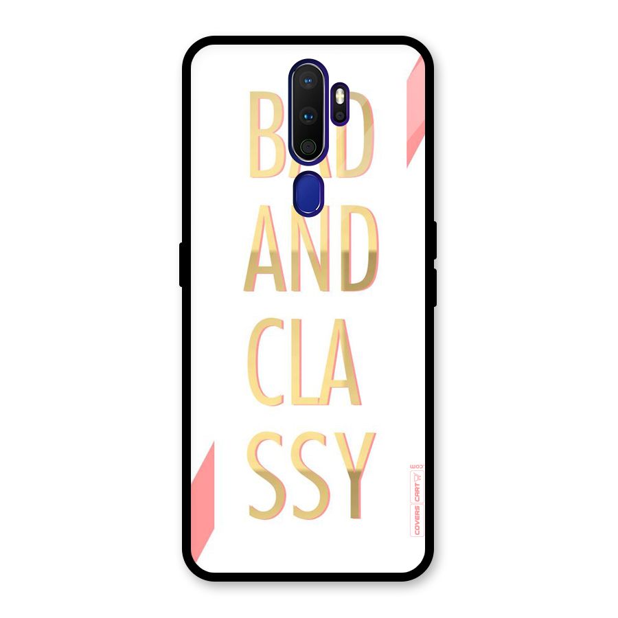 Bad And Classy Glass Back Case for Oppo A9 (2020)