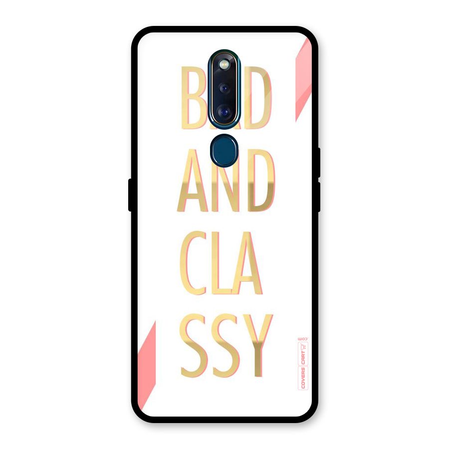 Bad And Classy Glass Back Case for Oppo F11 Pro