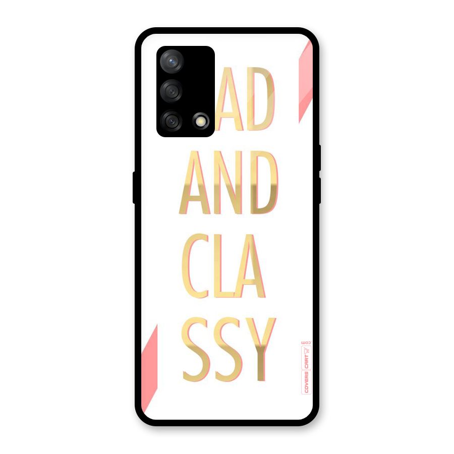 Bad And Classy Glass Back Case for Oppo F19