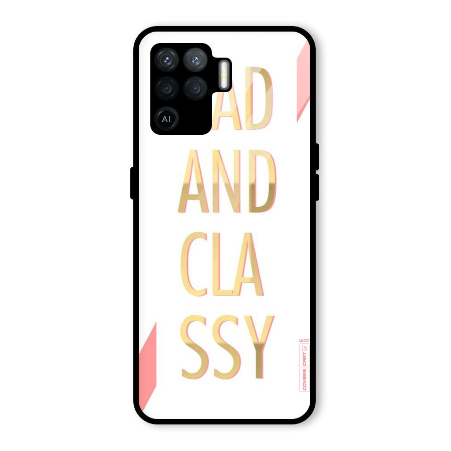 Bad And Classy Glass Back Case for Oppo F19 Pro