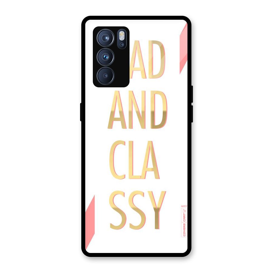 Bad And Classy Glass Back Case for Oppo Reno6 Pro 5G