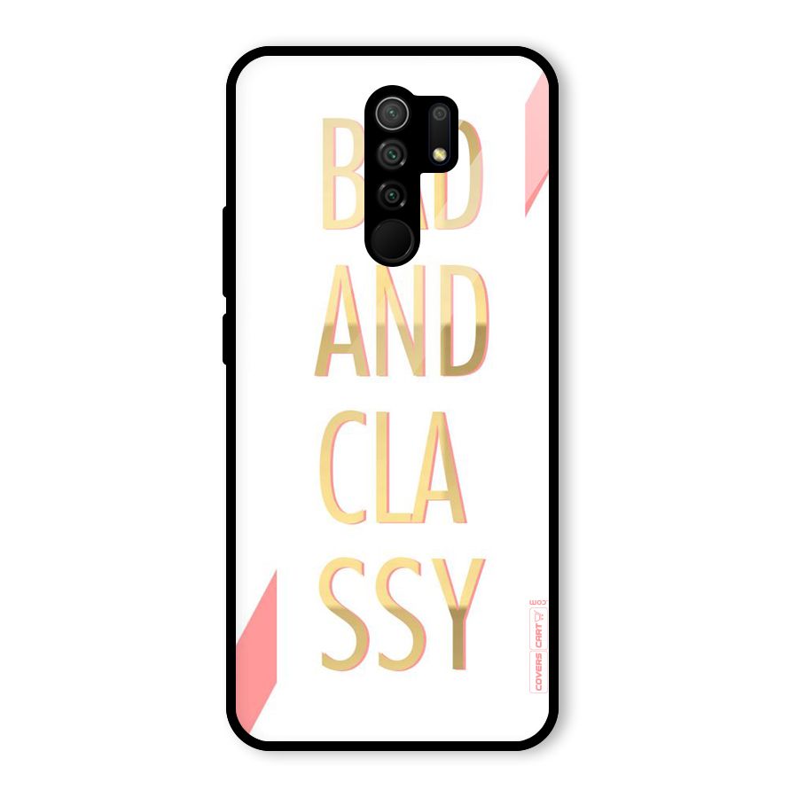 Bad And Classy Glass Back Case for Poco M2