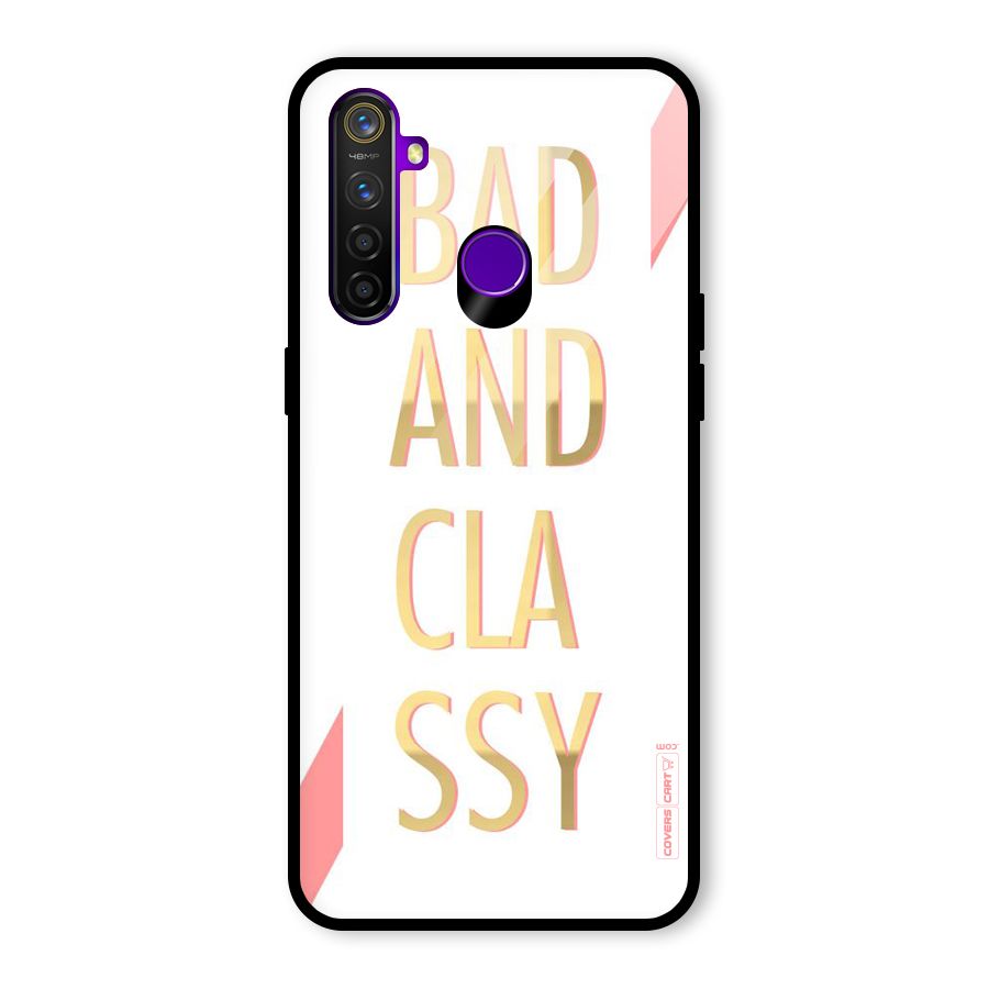 Bad And Classy Glass Back Case for Realme 5 Pro