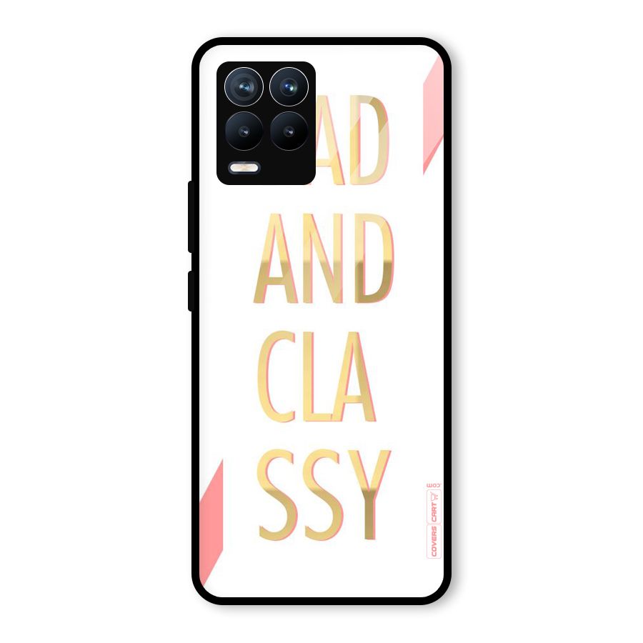 Bad And Classy Glass Back Case for Realme 8 Pro