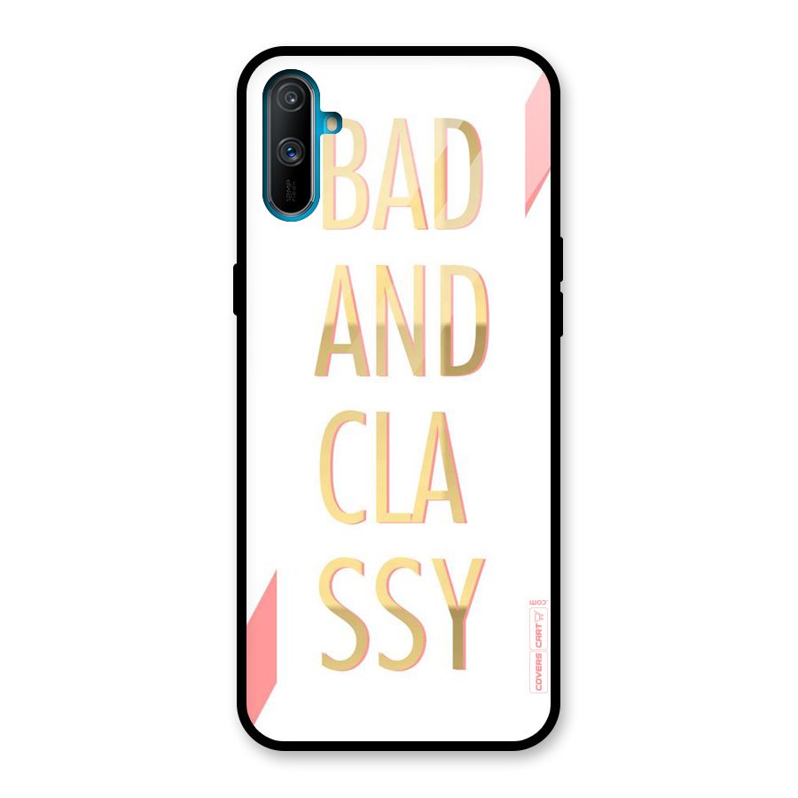 Bad And Classy Glass Back Case for Realme C3