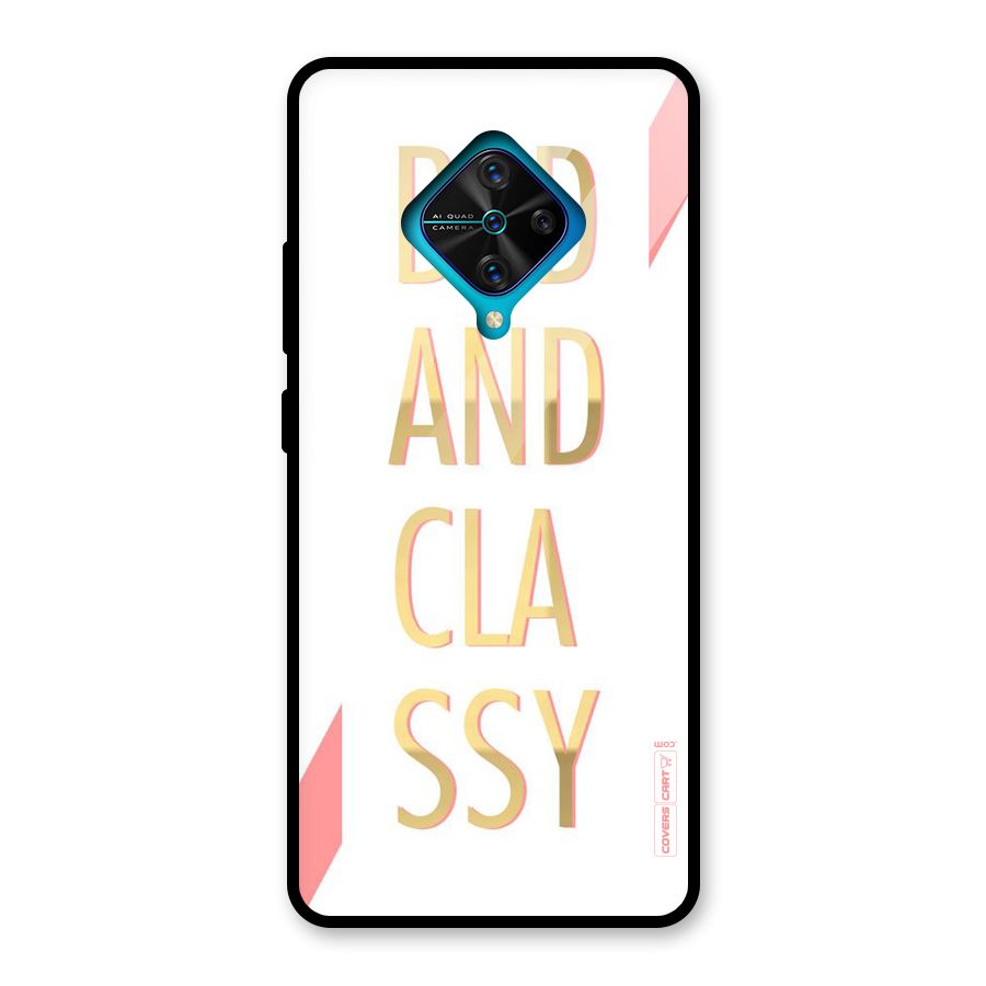 Bad And Classy Glass Back Case for Vivo S1 Pro