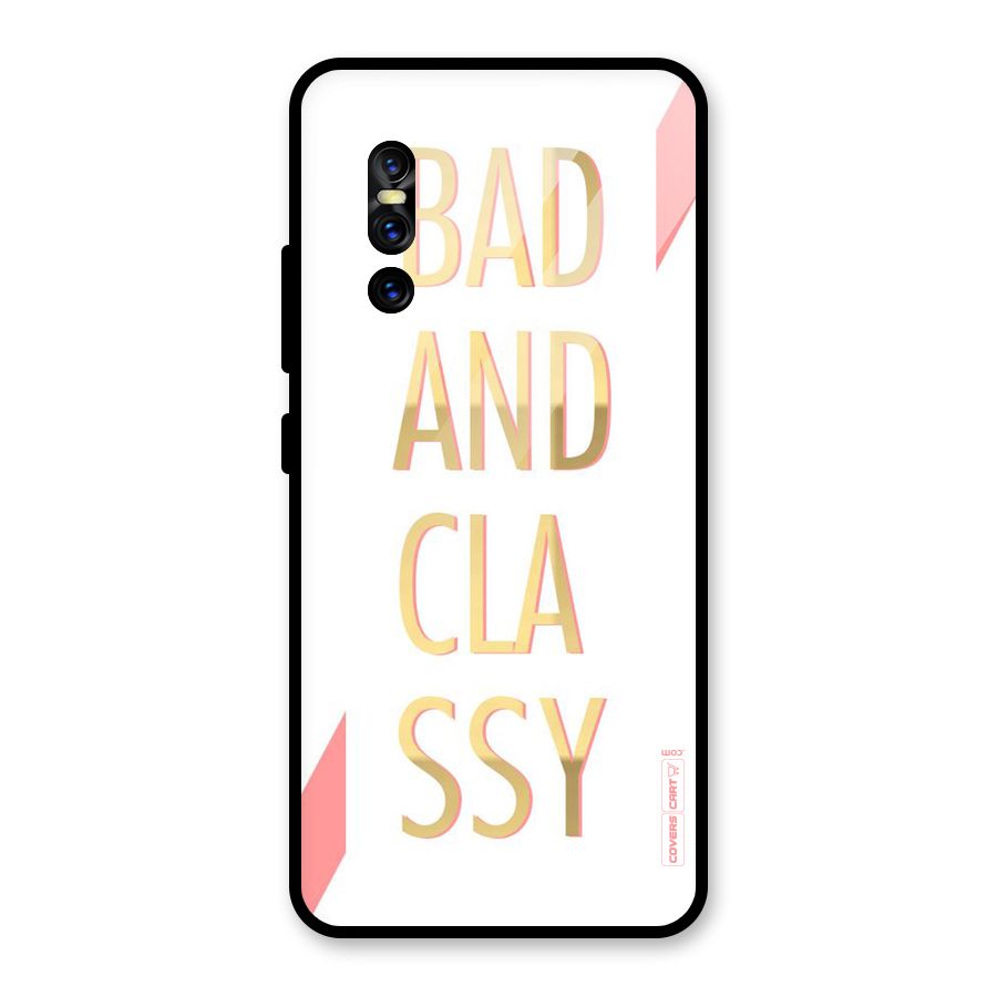 Bad And Classy Glass Back Case for Vivo V15 Pro