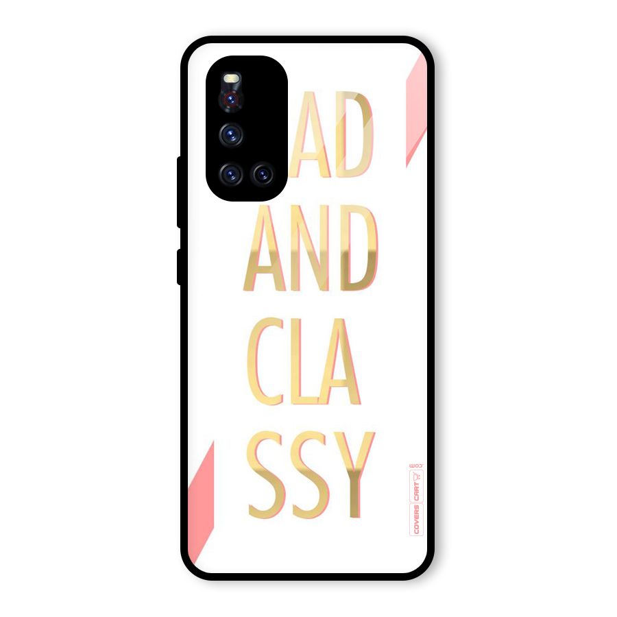 Bad And Classy Glass Back Case for Vivo V19
