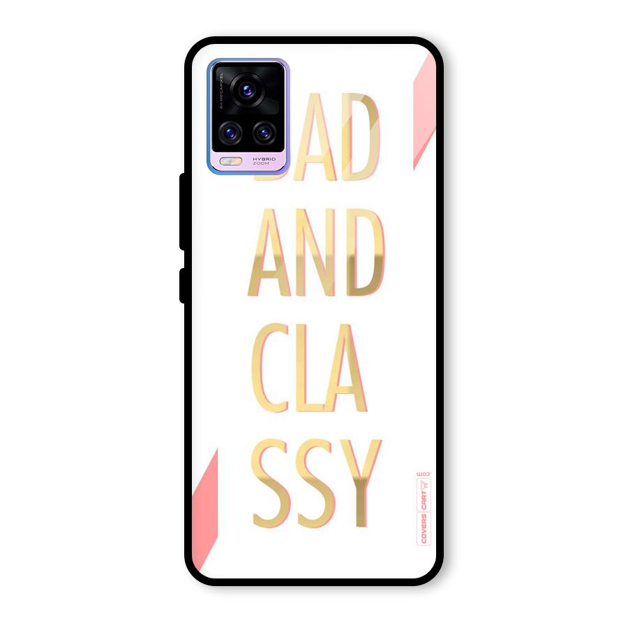 Bad And Classy Glass Back Case for Vivo V20 Pro