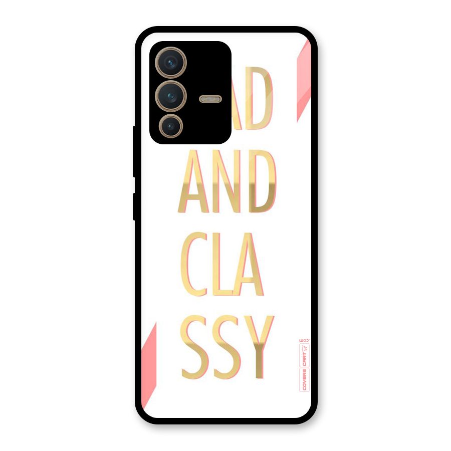Bad And Classy Glass Back Case for Vivo V23 5G