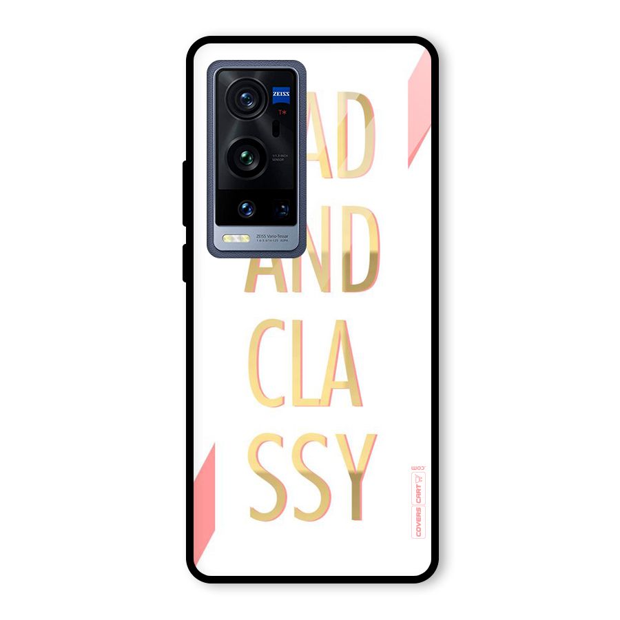 Bad And Classy Glass Back Case for Vivo X60 Pro Plus