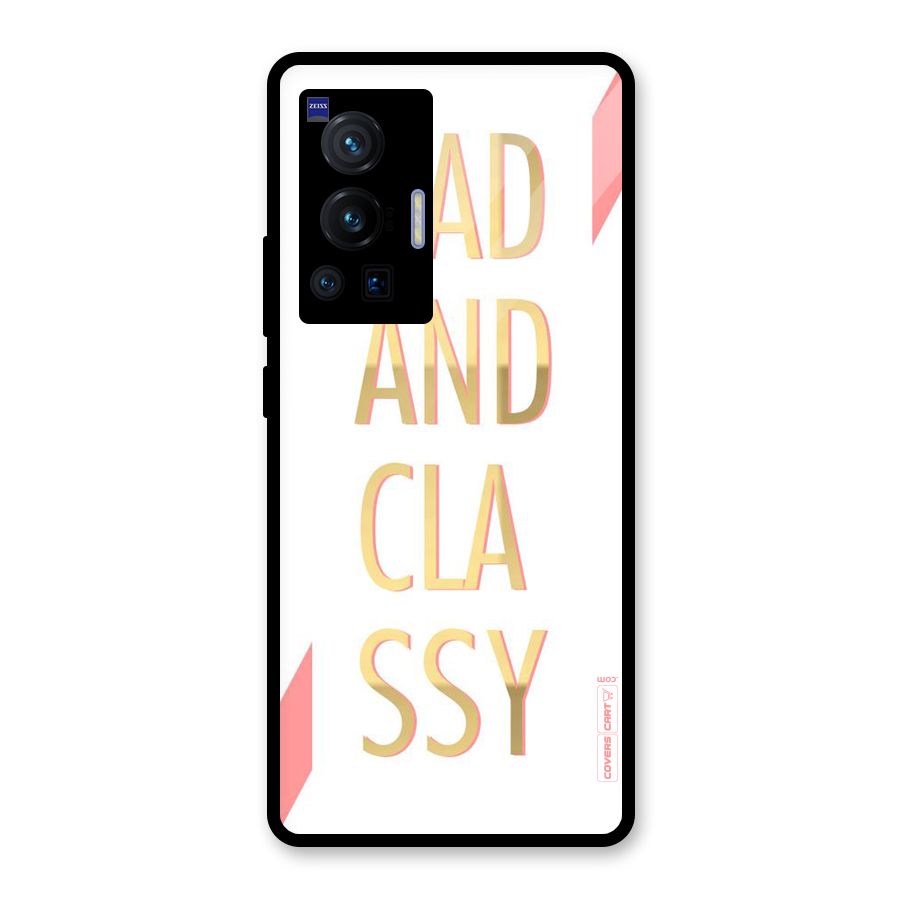 Bad And Classy Glass Back Case for Vivo X70 Pro
