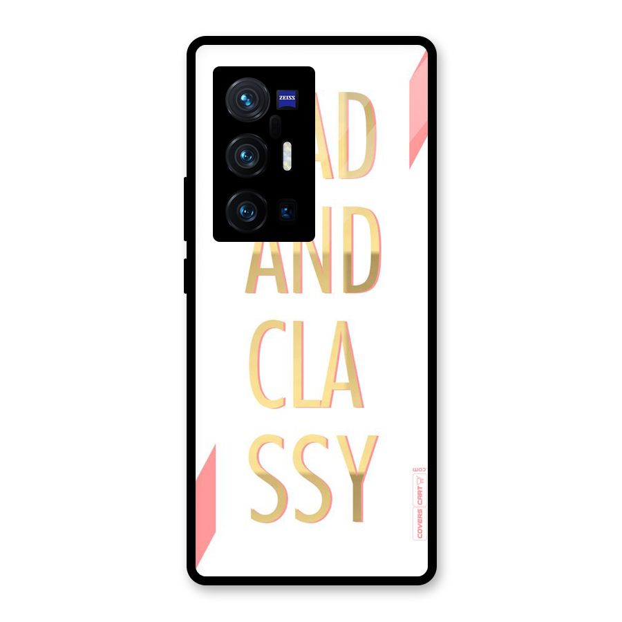 Bad And Classy Glass Back Case for Vivo X70 Pro Plus