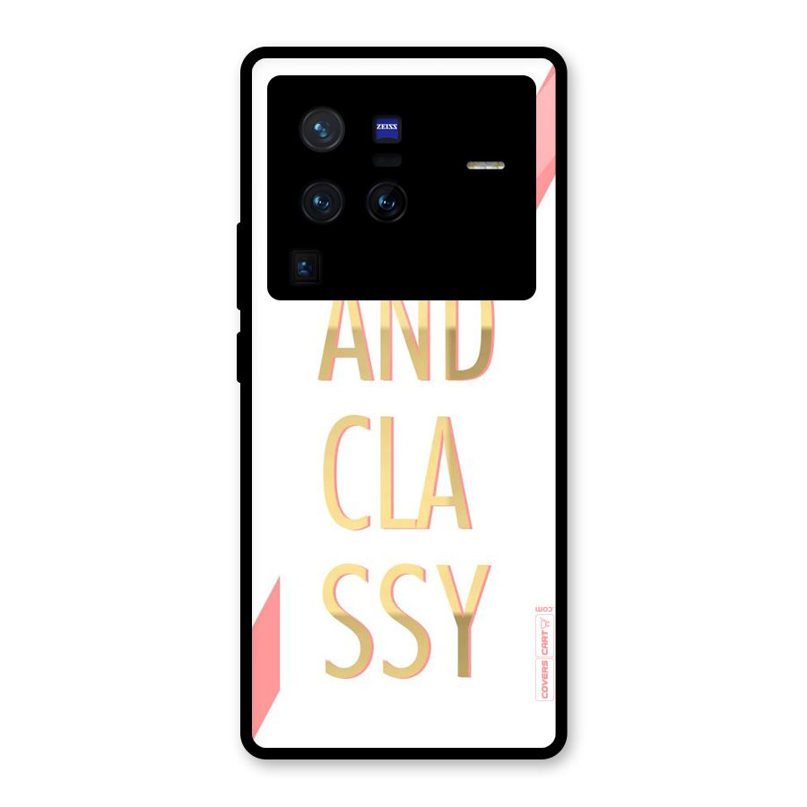 Bad And Classy Glass Back Case for Vivo X80 Pro